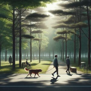 公園遛狗~從小事看人性